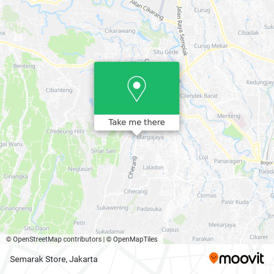 Semarak Store map