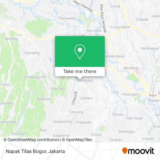 Napak Tilas Bogor map