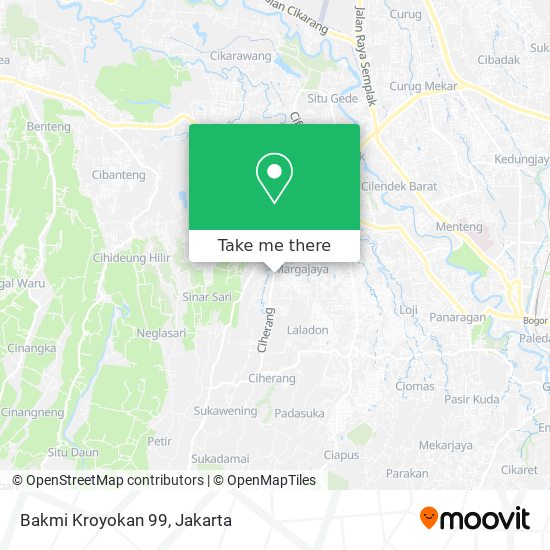 Bakmi Kroyokan 99 map