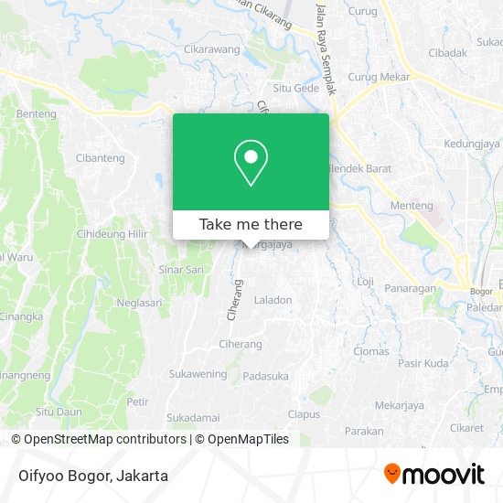 Oifyoo Bogor map