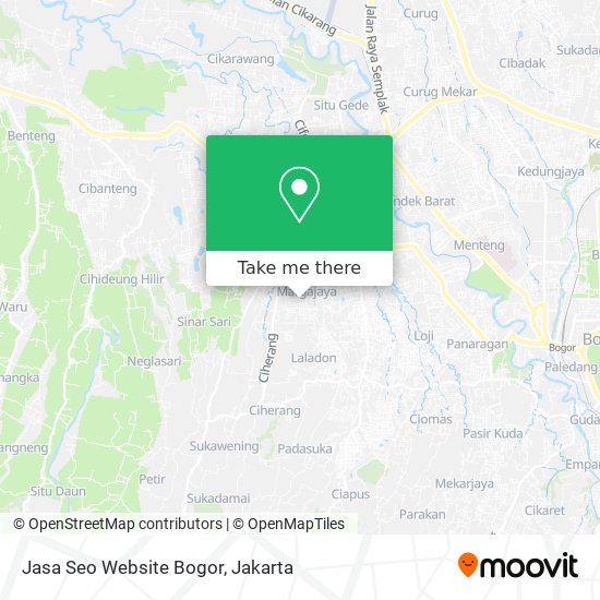 Jasa Seo Website Bogor map