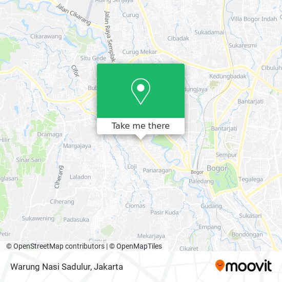 Warung Nasi Sadulur map