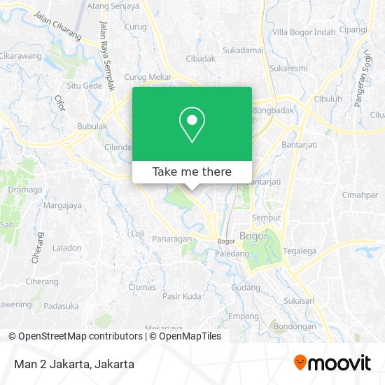 Man 2 Jakarta map