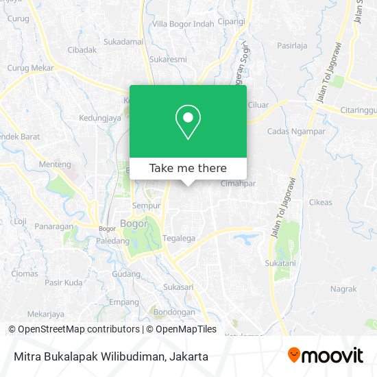 Mitra Bukalapak Wilibudiman map