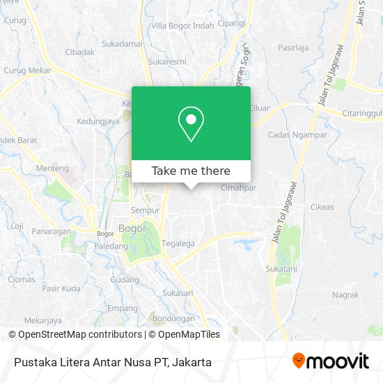 Pustaka Litera Antar Nusa PT map