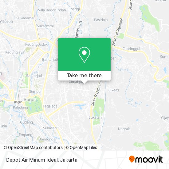 Depot Air Minum Ideal map