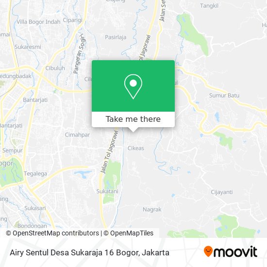 Airy Sentul Desa Sukaraja 16 Bogor map