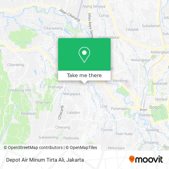 Depot Air Minum Tirta Ali map