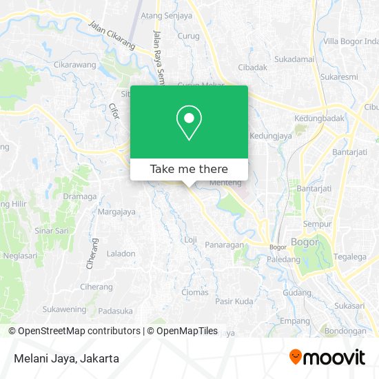 Melani Jaya map