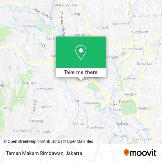 Taman Makam Rimbawan map