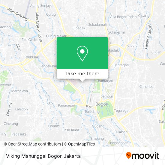 Viking Manunggal Bogor map