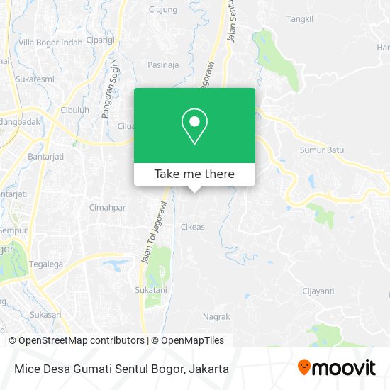 Mice Desa Gumati Sentul Bogor map