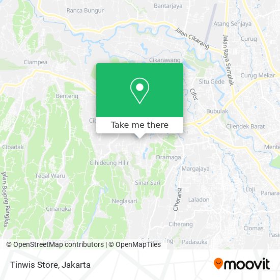 Tinwis Store map