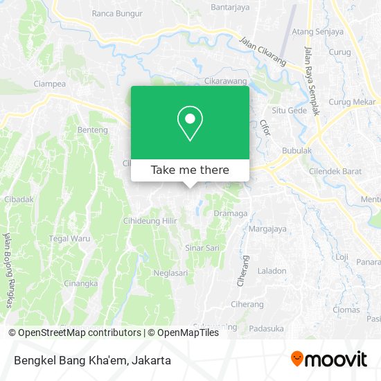 Bengkel Bang Kha'em map