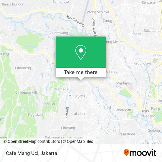 Cafe Mang Uci map