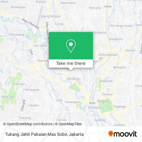 Tukang Jahit Pakaian Mas Sobir map