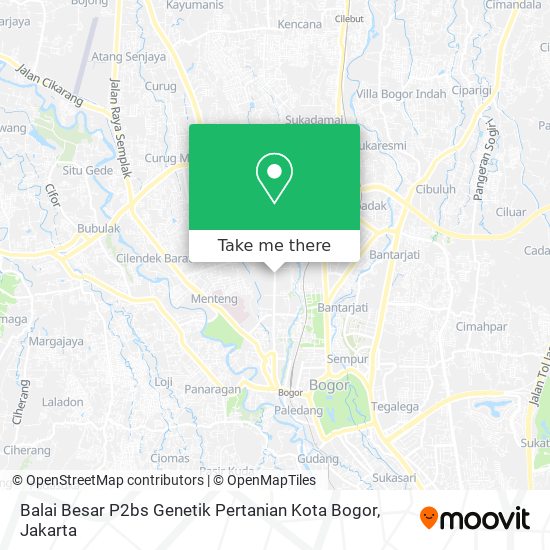 Balai Besar P2bs Genetik Pertanian Kota Bogor map