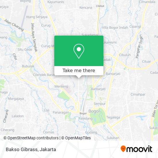 Bakso Gibrass map