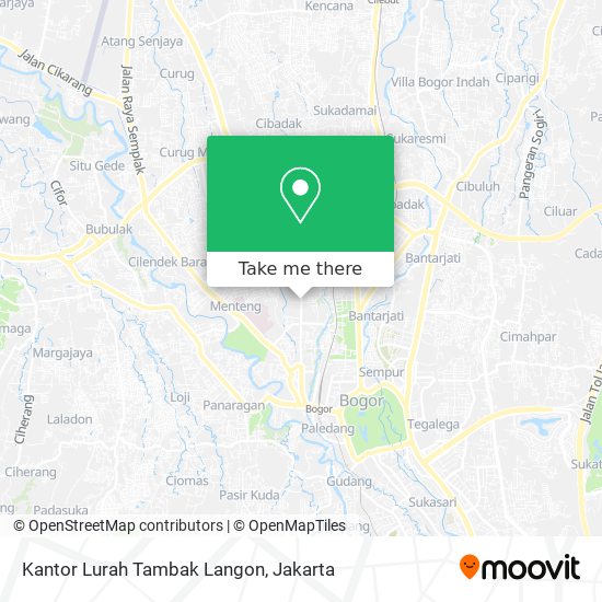 Kantor Lurah Tambak Langon map