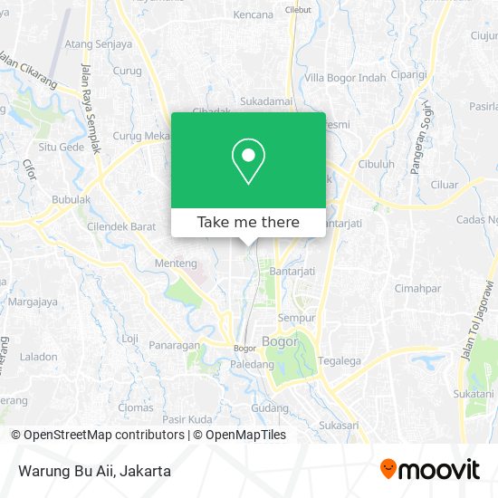 Warung Bu Aii map