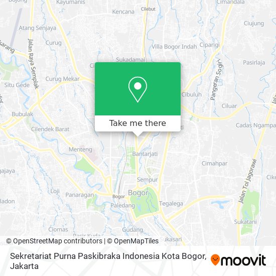 Sekretariat Purna Paskibraka Indonesia Kota Bogor map