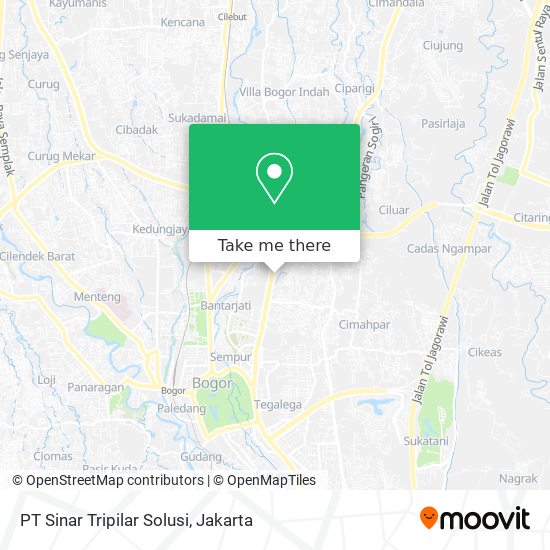 PT Sinar Tripilar Solusi map