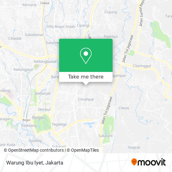 Warung Ibu Iyet map