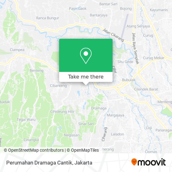 Perumahan Dramaga Cantik map