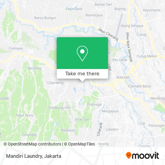 Mandiri Laundry map