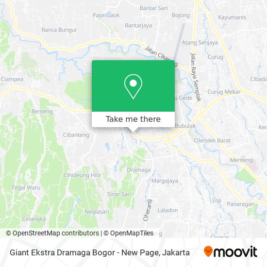 Giant Ekstra Dramaga Bogor - New Page map
