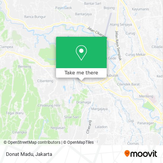 Donat Madu map