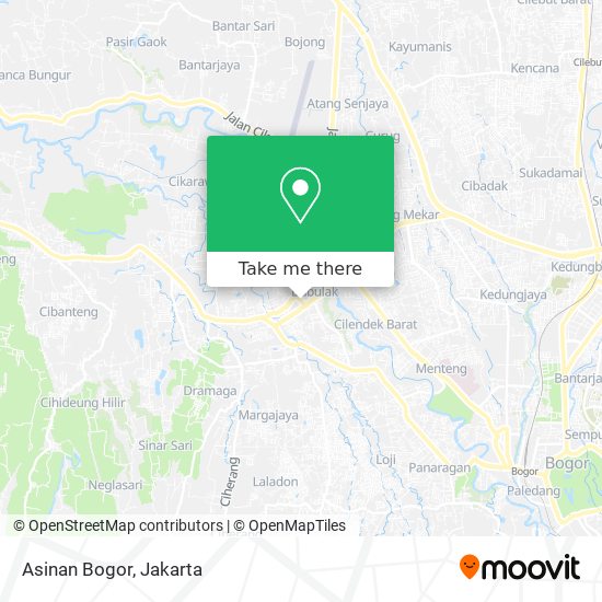 Asinan Bogor map