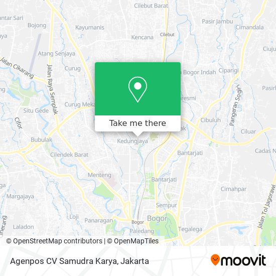 Agenpos CV Samudra Karya map