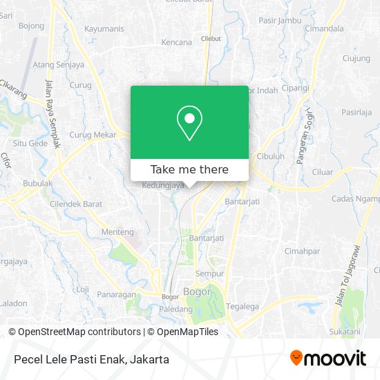 Pecel Lele Pasti Enak map