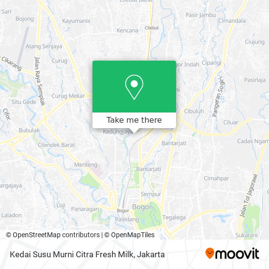 Kedai Susu Murni Citra Fresh Milk map