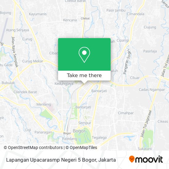 Lapangan Upacarasmp Negeri 5 Bogor map