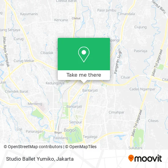 Studio Ballet Yumiko map