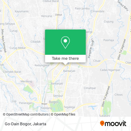 Go-Dain Bogor map