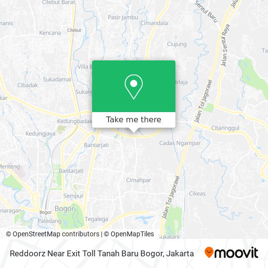 Reddoorz Near Exit Toll Tanah Baru Bogor map