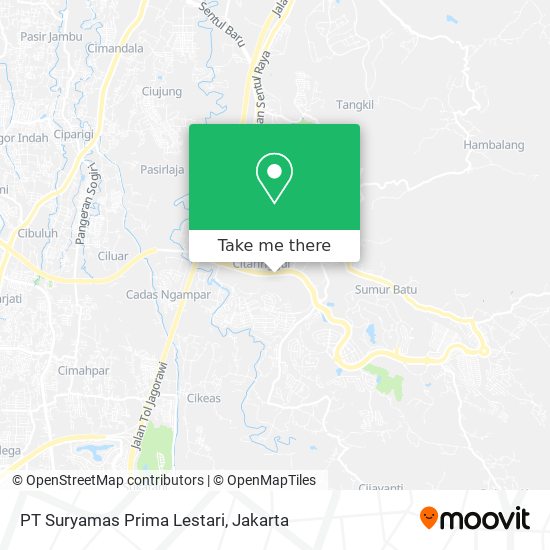 PT Suryamas Prima Lestari map