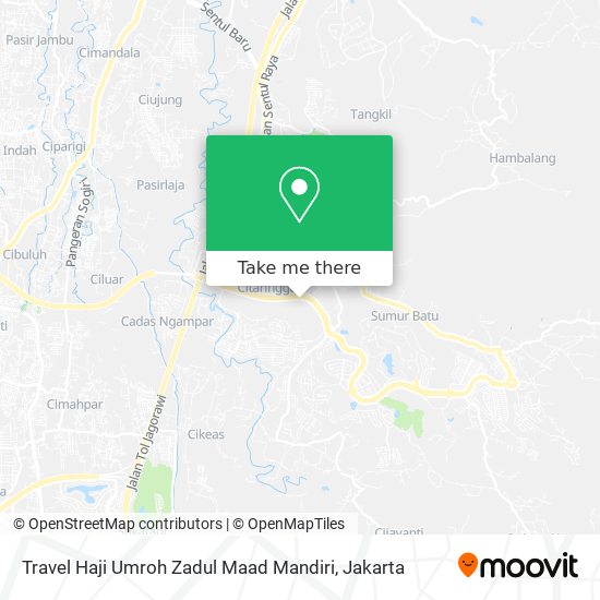 Travel Haji Umroh Zadul Maad Mandiri map