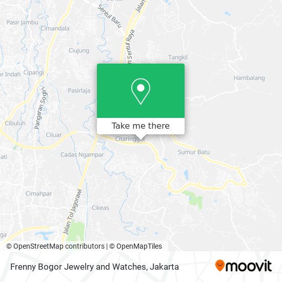 Frenny Bogor Jewelry and Watches map