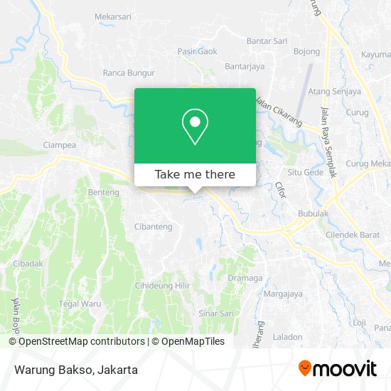 Warung Bakso map