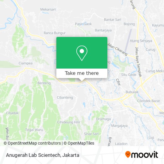 Anugerah Lab Scientech map