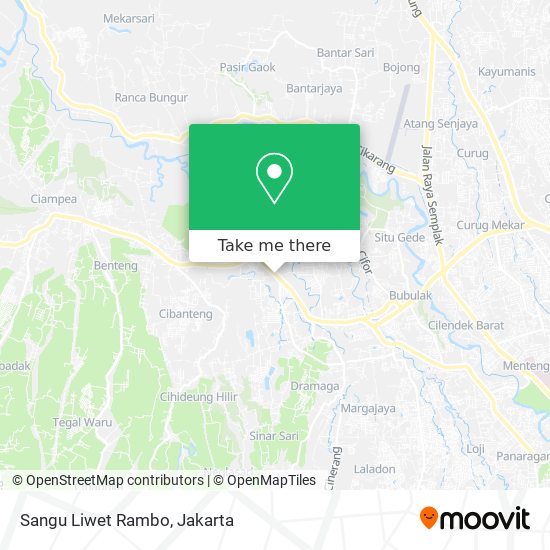 Sangu Liwet Rambo map