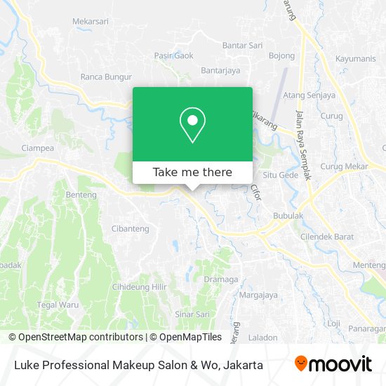 Luke Professional Makeup Salon & Wo map