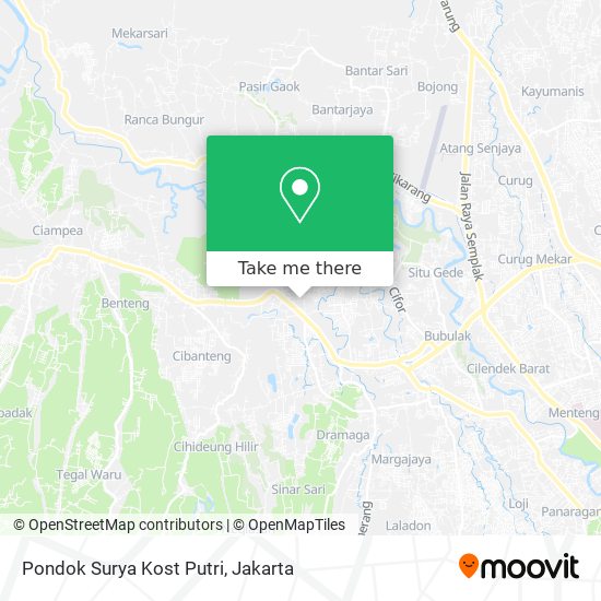 Pondok Surya Kost Putri map