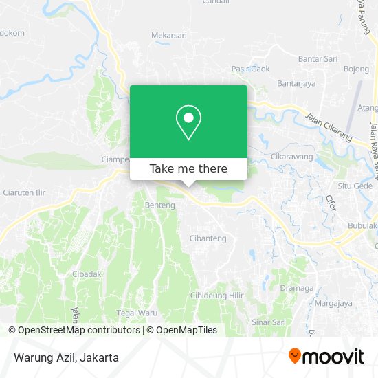 Warung Azil map