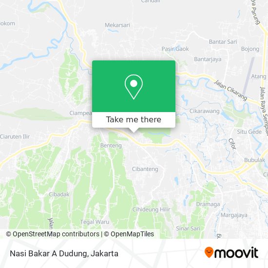 Nasi Bakar A Dudung map