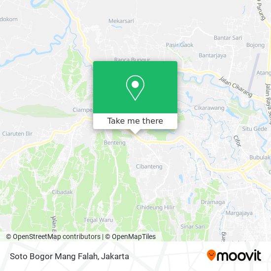 Soto Bogor Mang Falah map